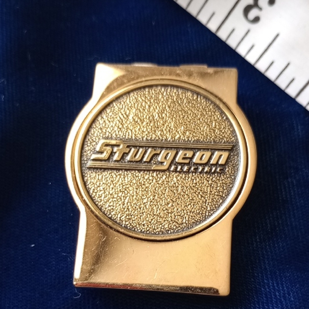 Sturgeon Electric Gold Money Clip
